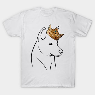 Jindo Dog King Queen Wearing Crown T-Shirt